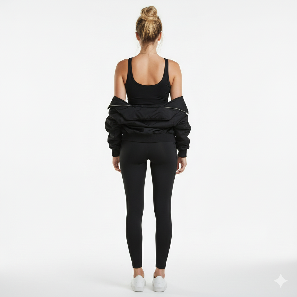 Alexa Black Scoop Neck Tank