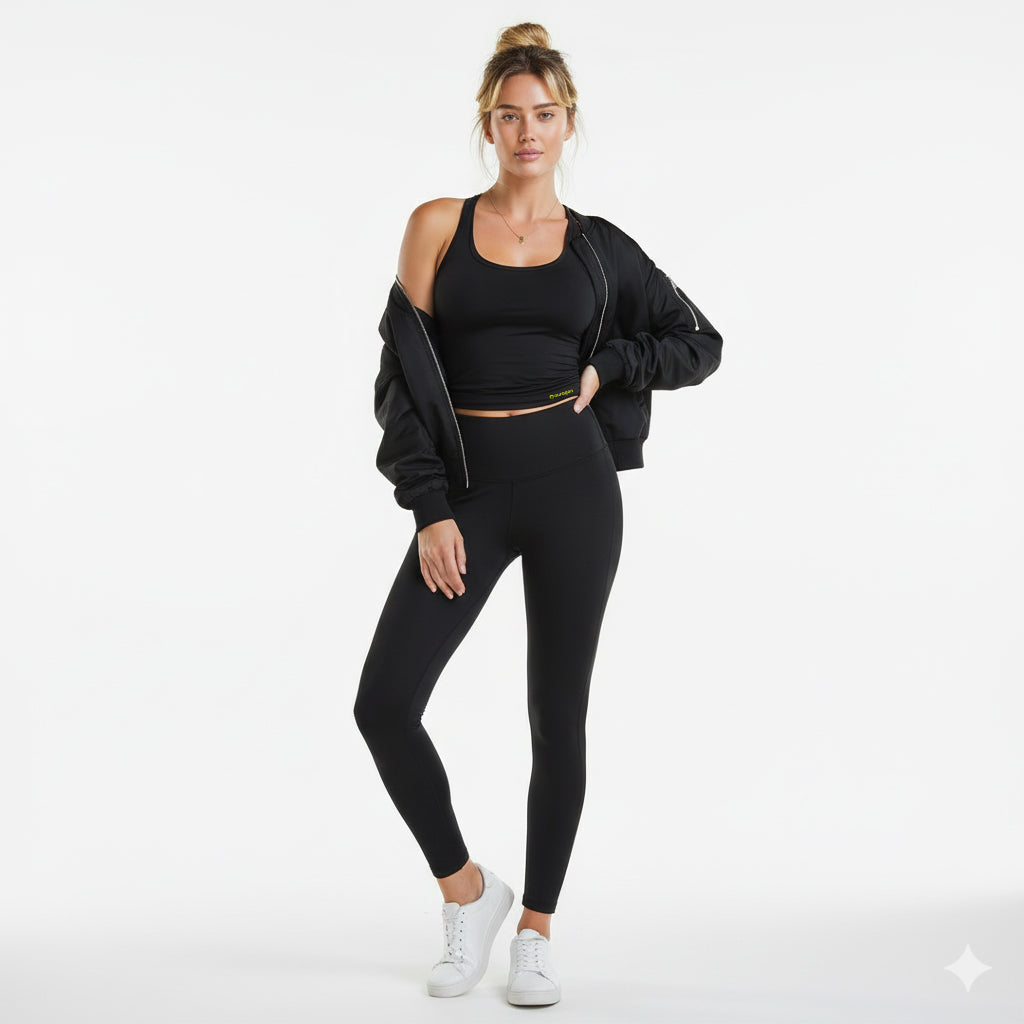 Alexa Black Scoop Neck Tank