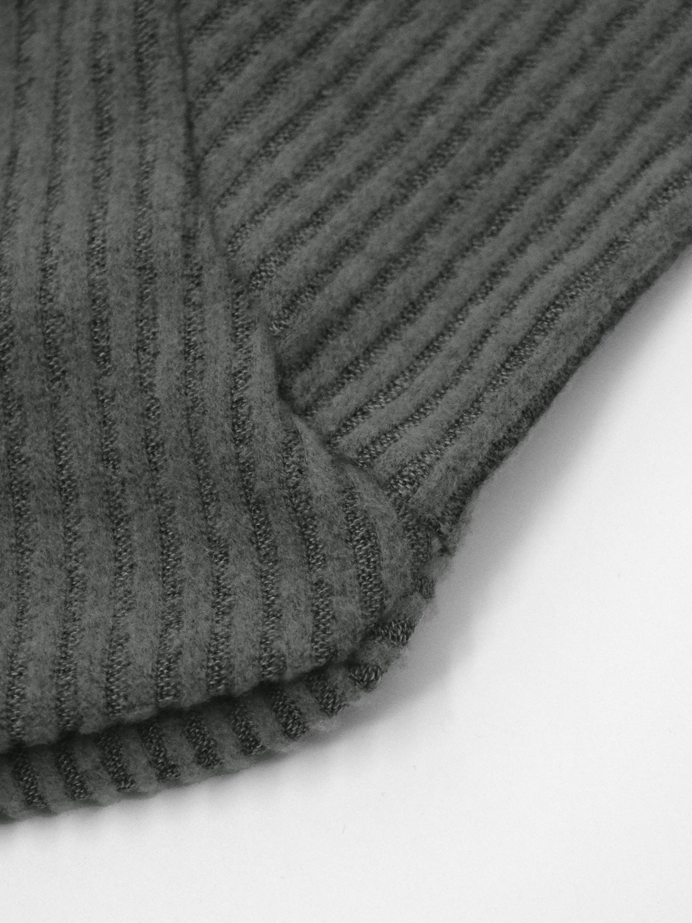 Women's One-Shoulder Ribbed Knit Top – Asymmetrical Casual Style